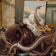 Illustration for article titled If an Octopus Can Paint This Well, Why Isnt He Making 8 Works At Once?